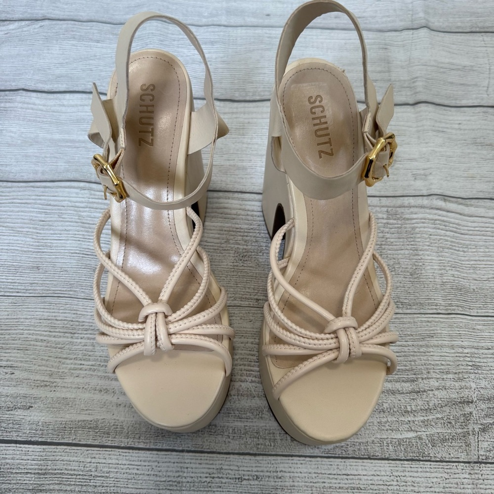 Schutz Mahi Strappy Platform Sandal - Picture 11 of 13